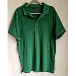 J Crew Bowery Egyptian Cotton Short Sleeve Polo Shirt Mens Sz L